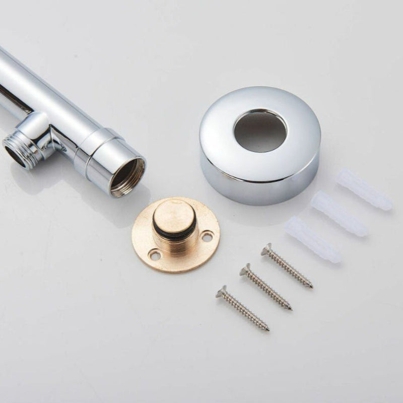 Ultraschmale Regendusche mit Wandarm