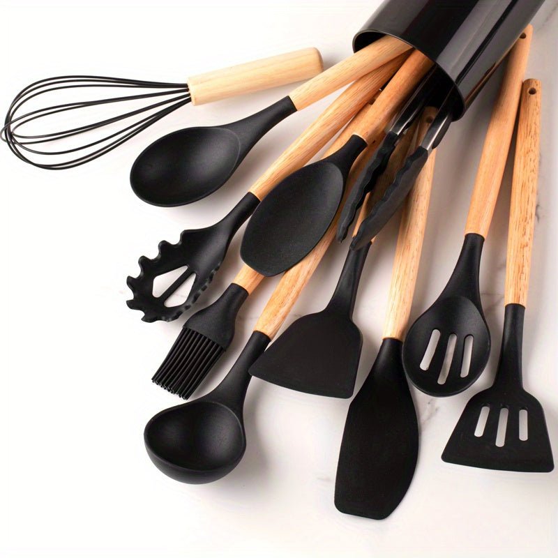 Hitzebeständiges Silikon-Kochutensilien-Set