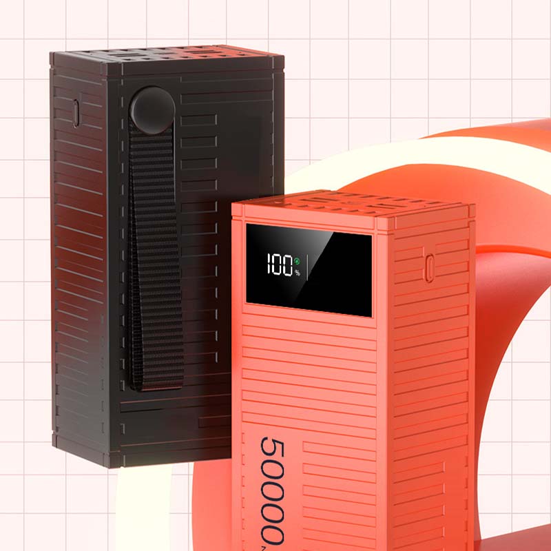 Leistungsstarke Schnelllade-Powerbank mit Digitalanzeige