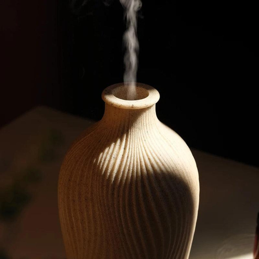 Moderner Ultrasonic Aroma Diffuser Im Boho Design