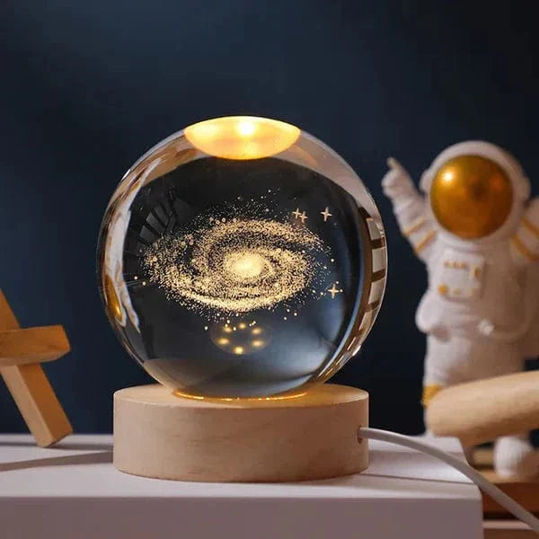 Magische Kristalllampe mit Farbspiel und Touchfunktion