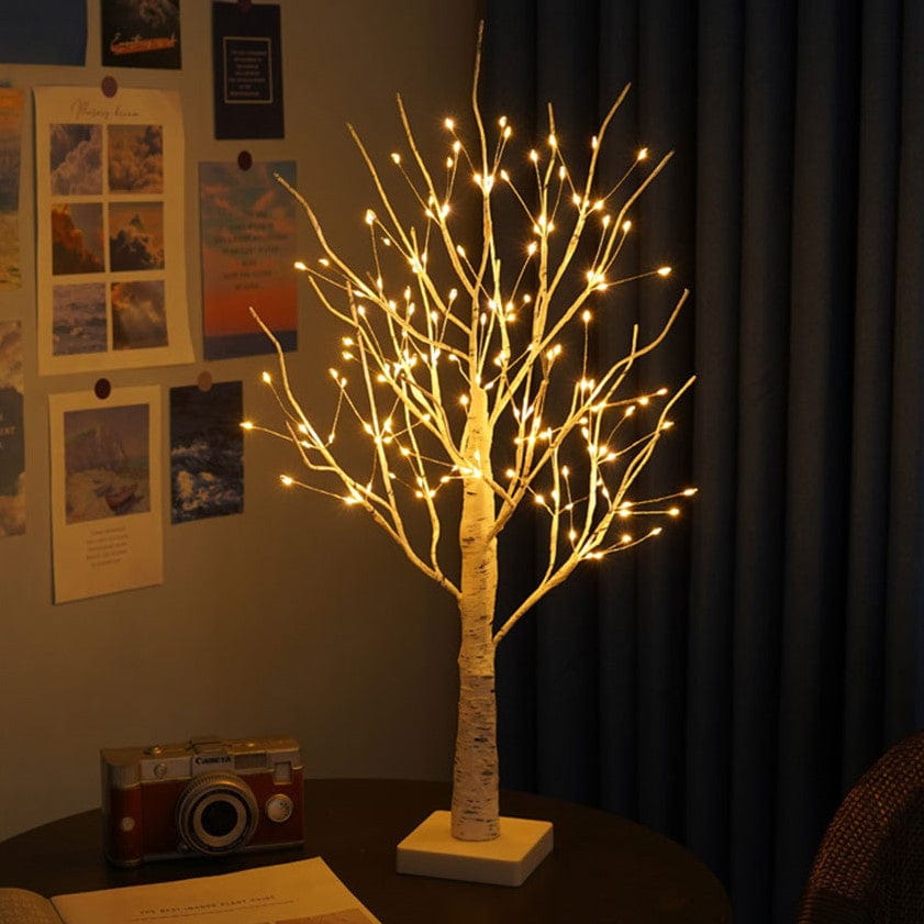 Skandinavischer LED-Birkenbaum – Stimmungslicht im natürlichen Design