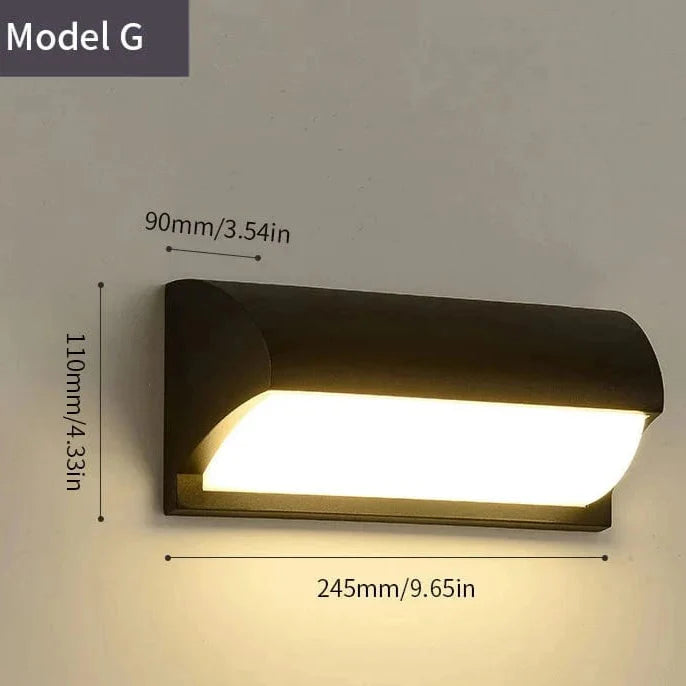 Intelligente Solar-Wandleuchte mit Bewegungssensor – Wetterfest Energieautark