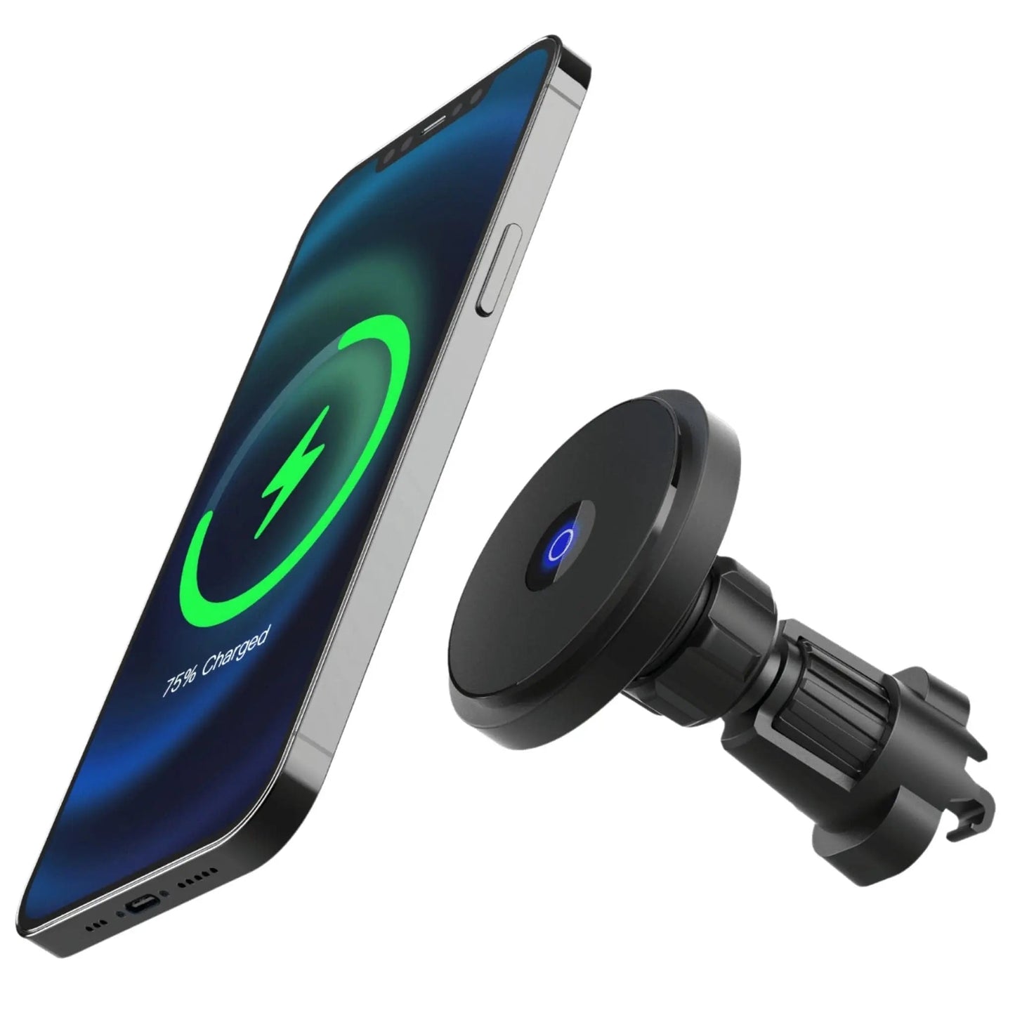 Magnetische Kfz-Halterung mit MagSafe und Schnellladefunktion für iPhones