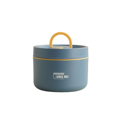 Isolierte Edelstahl-Lunchbox mit Tragetasche