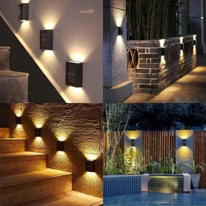 Solarbetriebene Wetterfeste Gartenlampe für Außenbereich