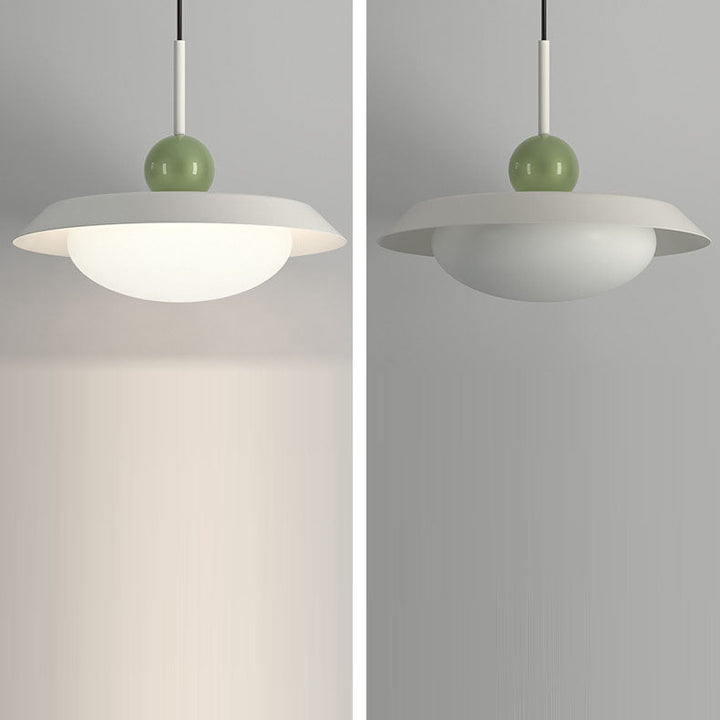 Moderne Hängeleuchte aus Acryl und Glas im minimalistischen Stil