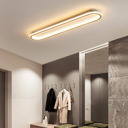LED-Deckenleuchte oval dimmbar mit Farbwechsel – flach & modern