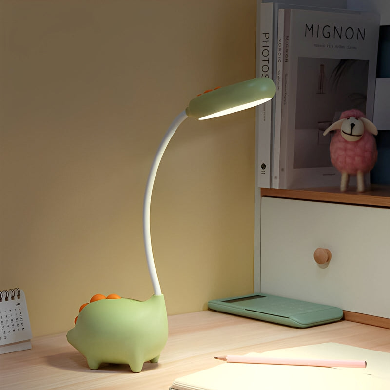 Dinosaurier Tischlampe – Kindgerechtes Design mit Augenschutz & USB-Aufladung