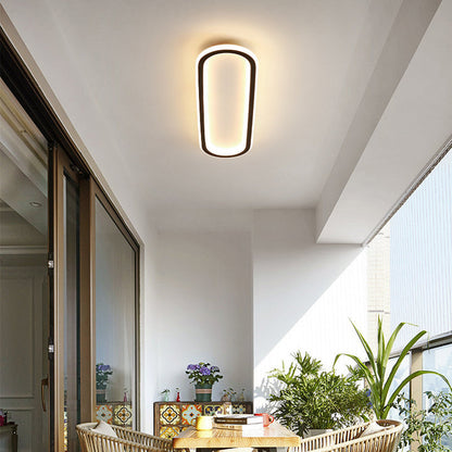 LED-Deckenleuchte oval dimmbar mit Farbwechsel – flach & modern