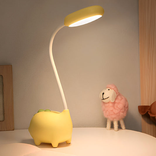 Dinosaurier Tischlampe – Kindgerechtes Design mit Augenschutz & USB-Aufladung
