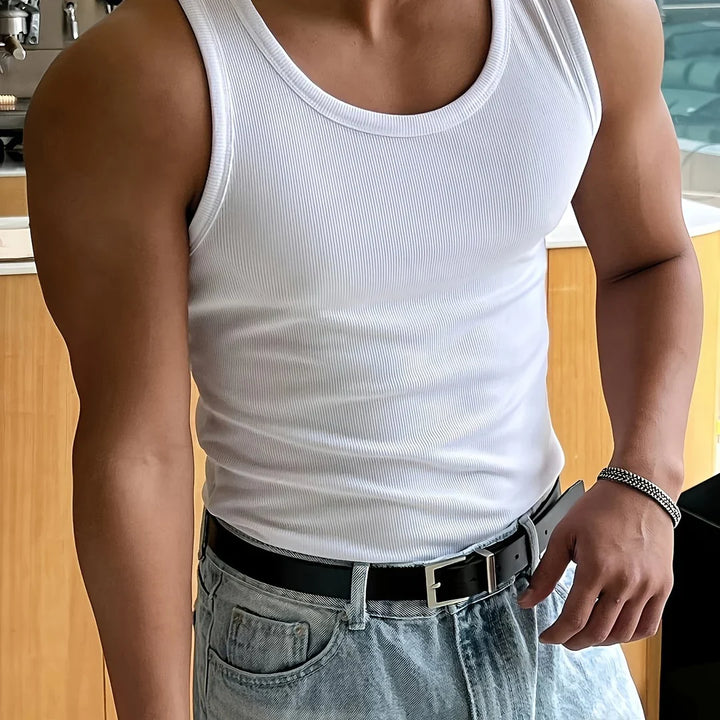 Herren Tanktop Mit Atmungsaktivem Design
