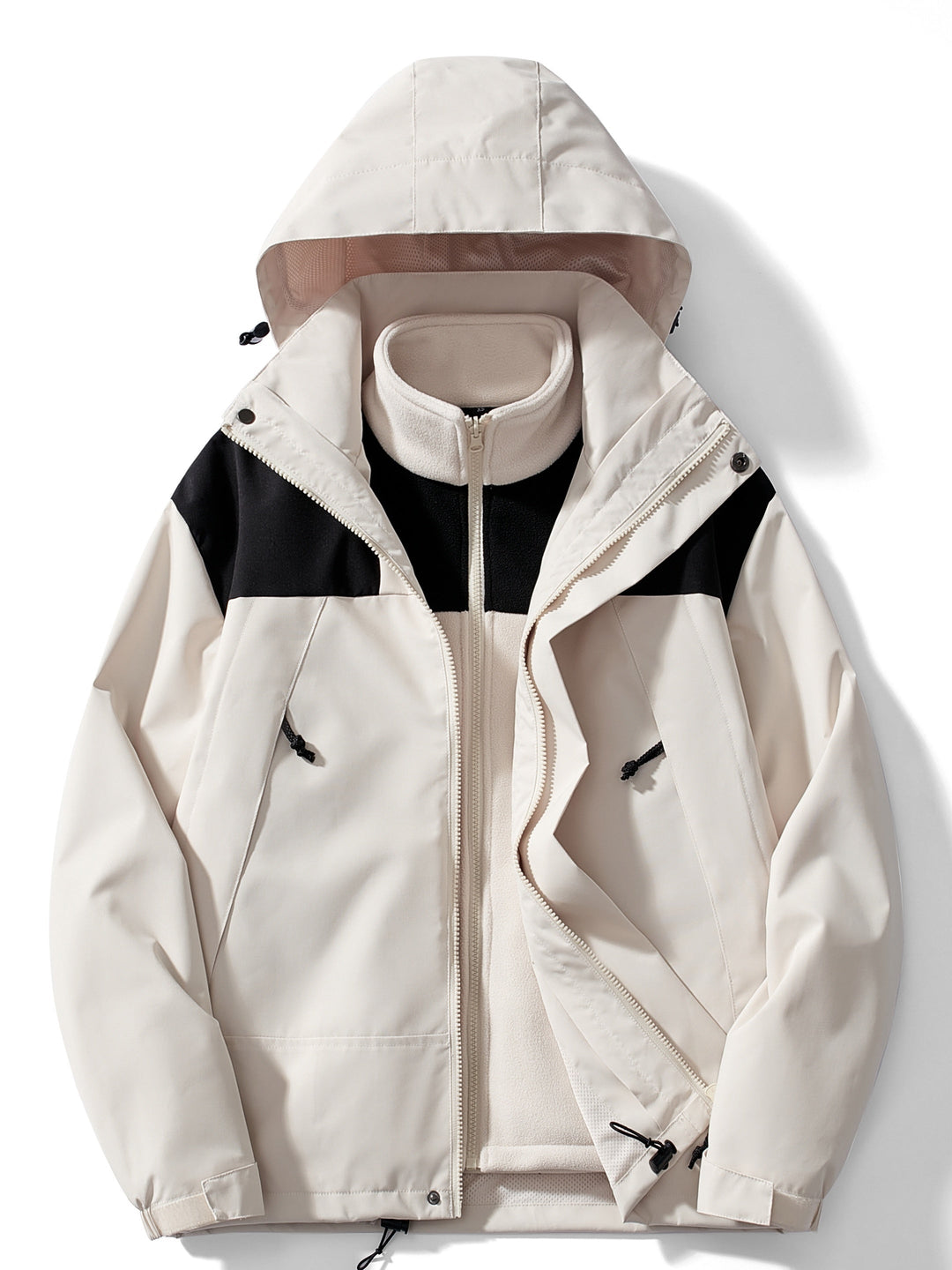 Herren Outdoor Winterjacke Mit Modulare 3 In 1 Funktion