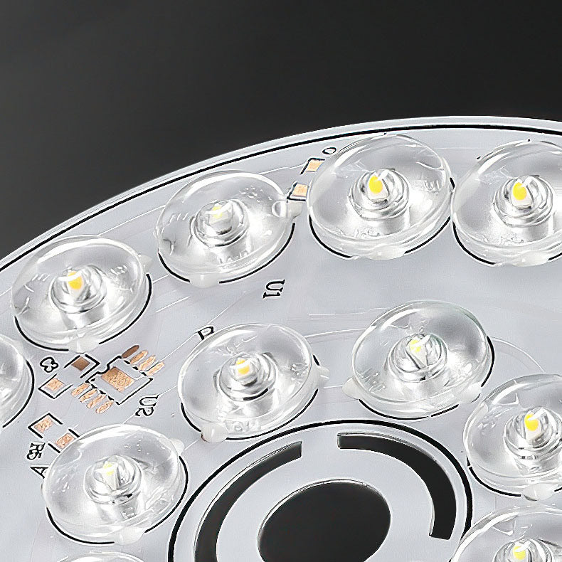 Moderne Hängeleuchte aus Acryl und Glas im minimalistischen Stil