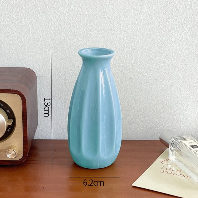 Keramik Blumenvase Minimalistisches Design