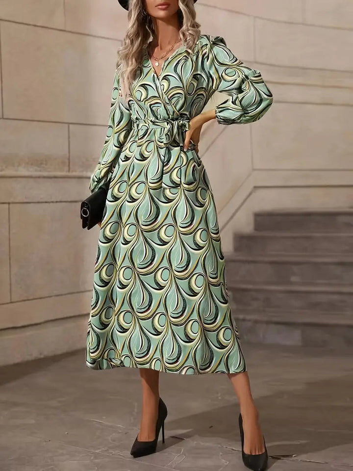 Women’s Wrap Neckline Dress