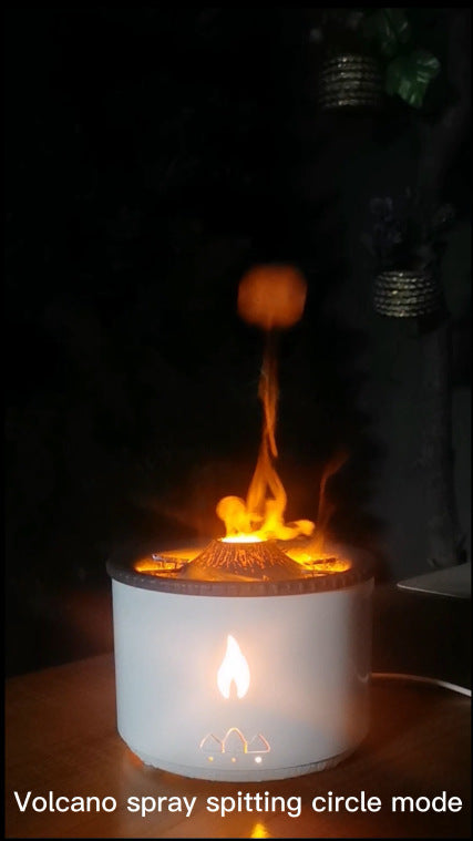 Luftbefeuchter auf einem Nachttisch im Schlafzimmer