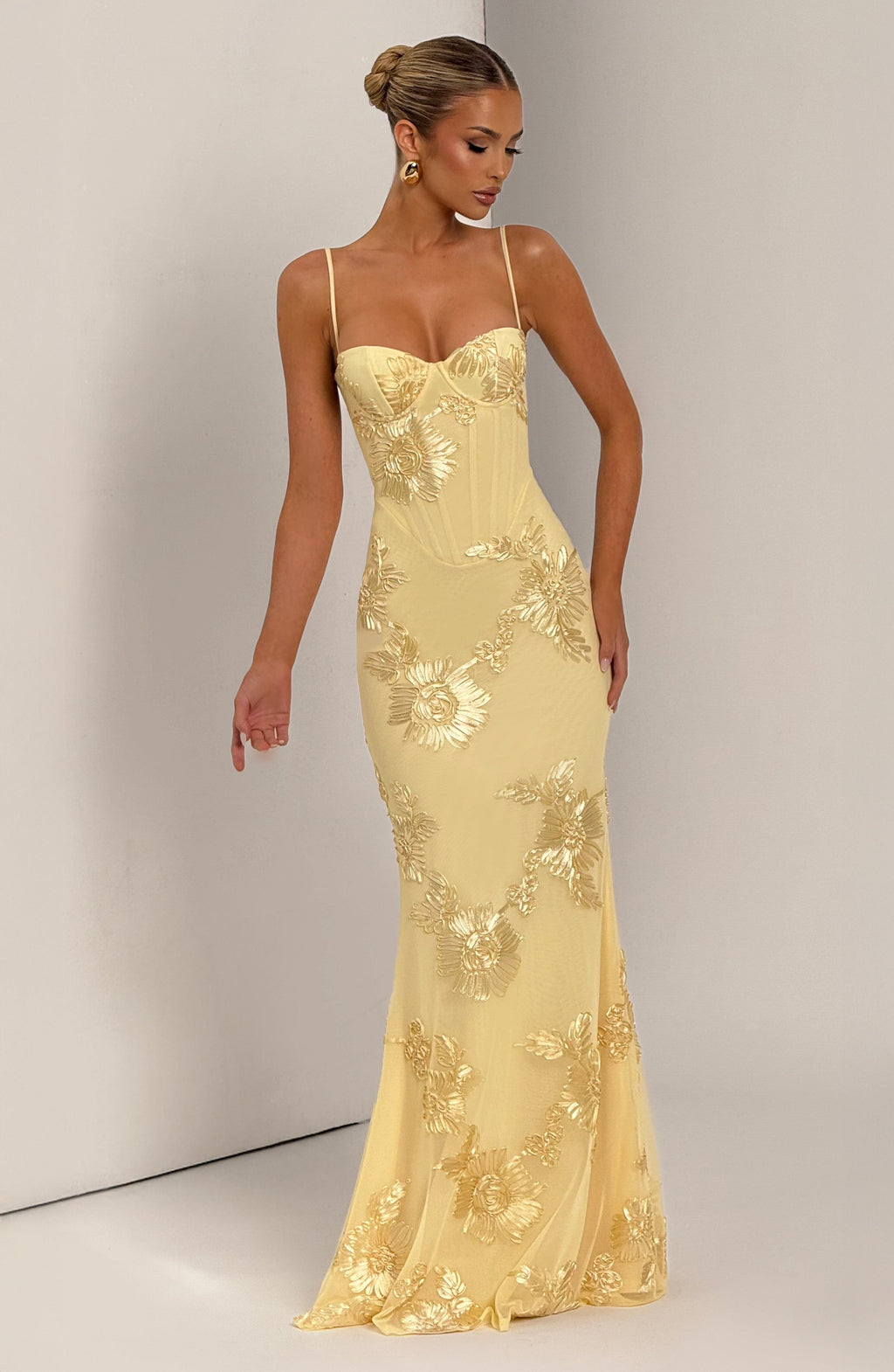 Women’s Spaghetti Strap Maxi Dress Elegant Summer Wedding Guest