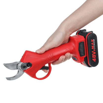 Kabellose ergonomische Gartenschere mit starkem Schneidmechanismus für präzises Arbeiten