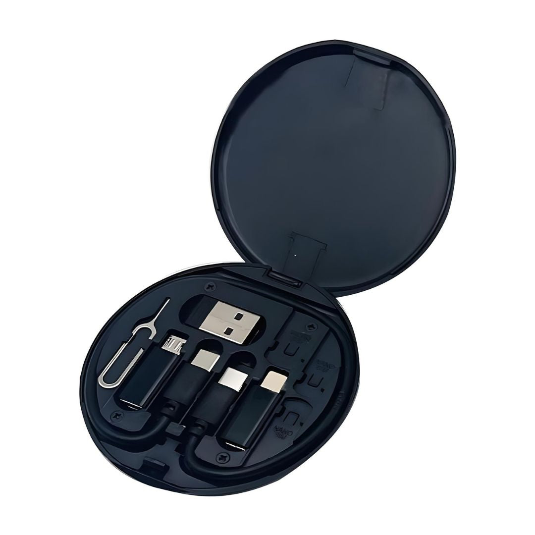 9-in-1 Reise-Gadget-Set mit Schnellladen & SIM-/SD-Kartenhalter