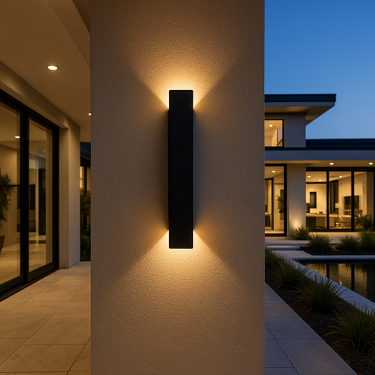 Moderne Aluminium Wandleuchte Mit Led Beleuchtung