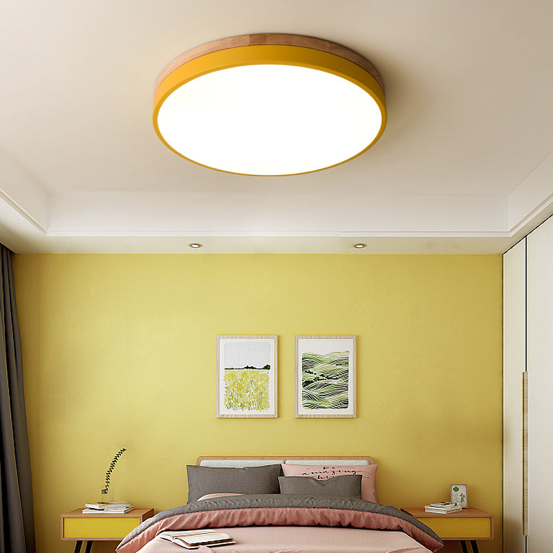 Moderne LED Deckenleuchte mit rundem Design für Wohnzimmer und Schlafzimmer