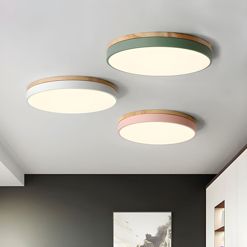 Moderne LED Deckenleuchte mit rundem Design für Wohnzimmer und Schlafzimmer