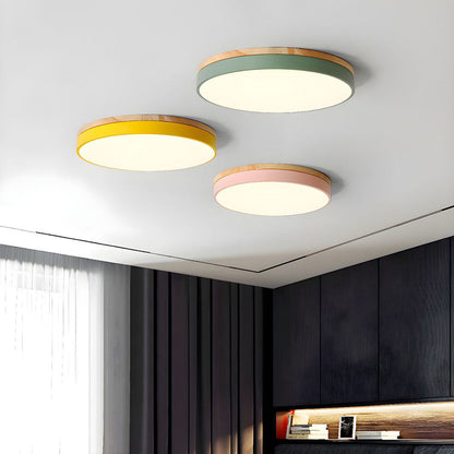 Moderne LED Deckenleuchte mit rundem Design für Wohnzimmer und Schlafzimmer