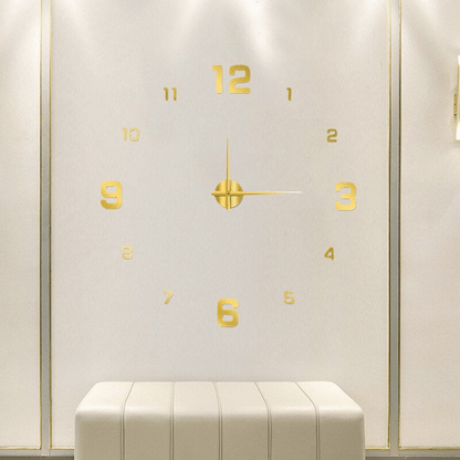 Anpassbare Moderne Wanduhr - Personalisierter Zeit Stil