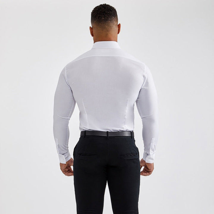 Herren Hemd Mit Schmalem Schnitt Und Langarm