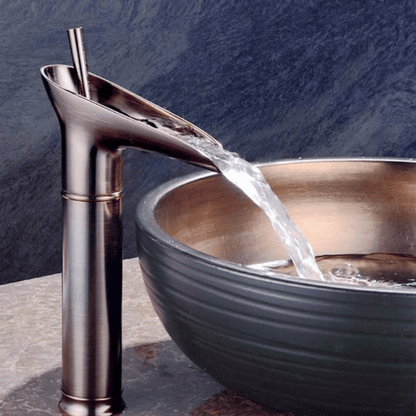 Moderne Wasserfall Waschbeckenarmatur