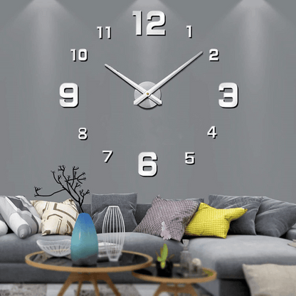 Anpassbare Moderne Wanduhr - Personalisierter Zeit Stil