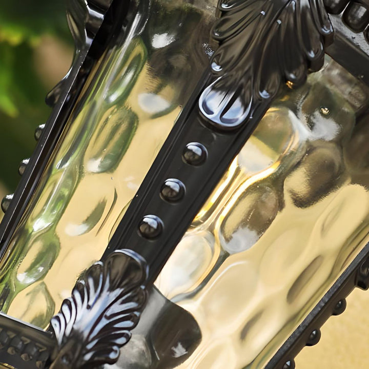Vintage Außenwandleuchte mit Glaskorpus – Laternenstil für Garten und Terrasse