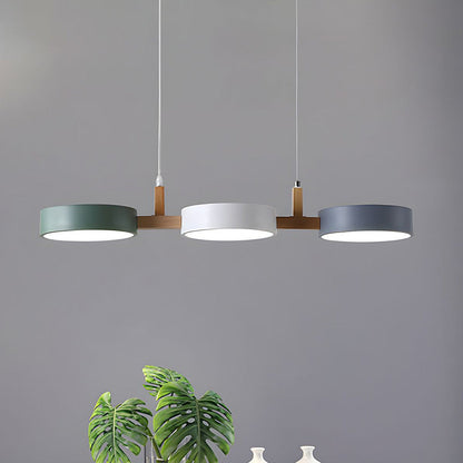 Moderne Metall-Deckenleuchte – flach, nordisch & dimmbar