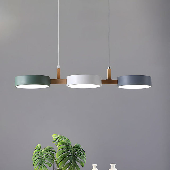 Moderne Metall-Deckenleuchte – flach, nordisch & dimmbar