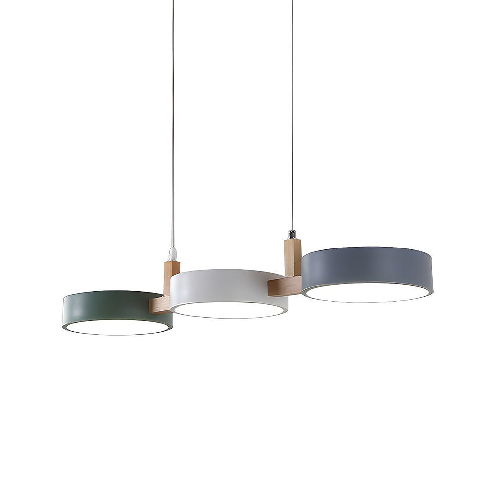 Moderne Metall-Deckenleuchte – flach, nordisch & dimmbar