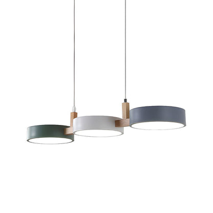 Moderne Metall-Deckenleuchte – flach, nordisch & dimmbar