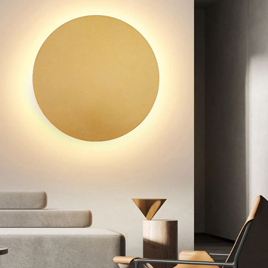 Runde moderne LED-Wandleuchte für Schlafzimmer und Wohnzimmer