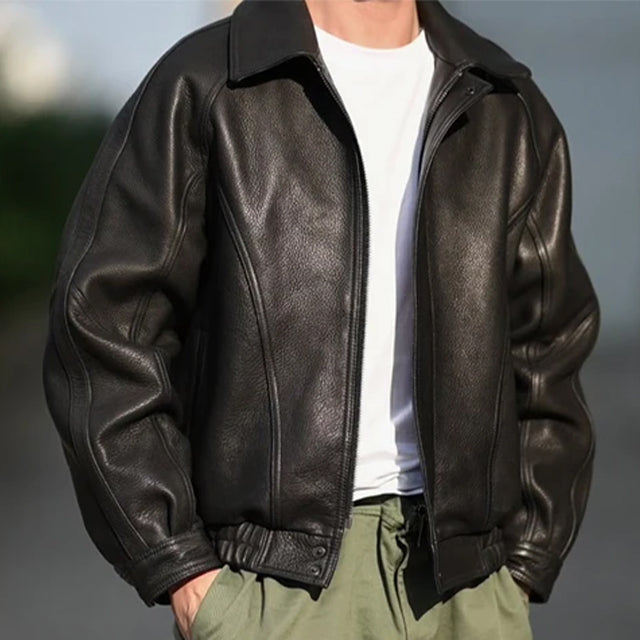 Herren Lederjacke – Stilvoller Klassiker mit Moderner Passform
