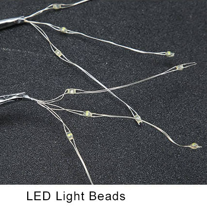 LED Tischlampe mit Kupferdraht – dimmbar & USB-aufladbar