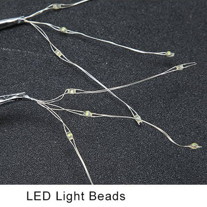 LED Tischlampe mit Kupferdraht – dimmbar & USB-aufladbar
