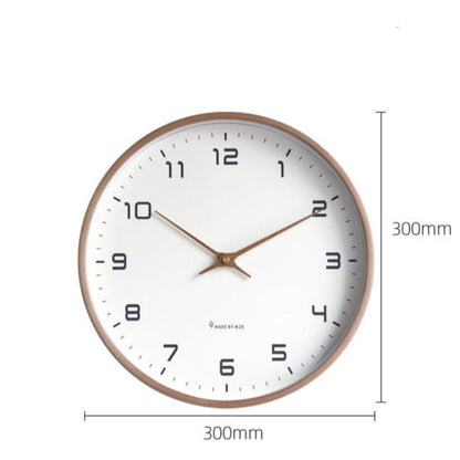 Geräuschlose Wanduhr Aus Holz Mit Zeitlosem Design