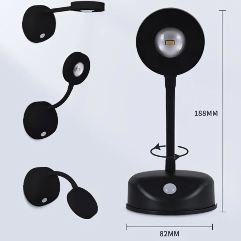 Kabelloser LED-Spot mit Bewegungssensor, 360° drehbar & einstellbarem Licht