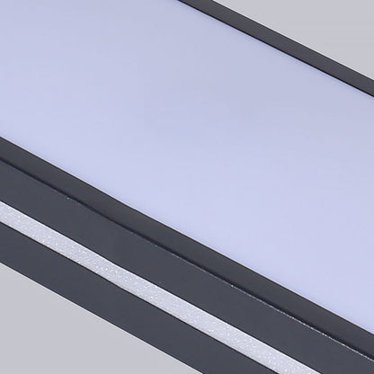 Nordische LED Deckenleuchte – länglich, dimmbar & modern