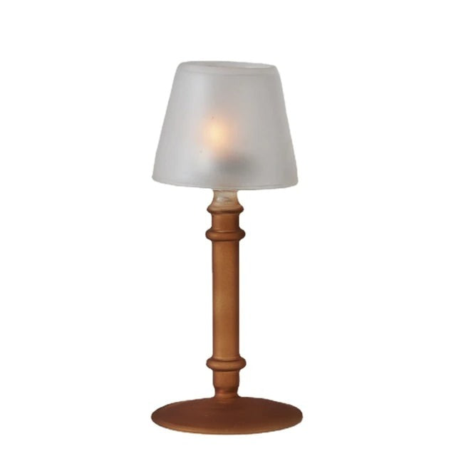 Glas-Kerzenhalter im französischen Vintage-Design