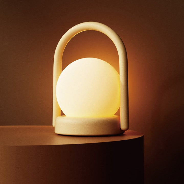 Bedside Table Lamp Retro Handheld Design