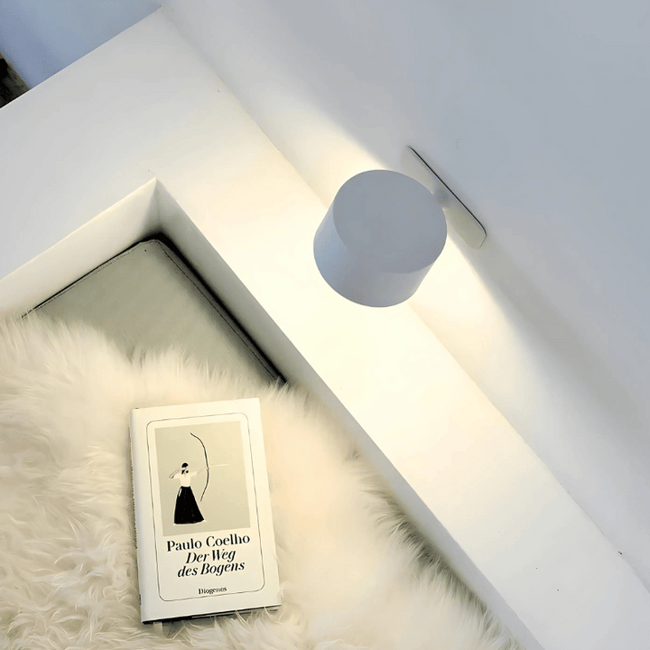 Kabellose LED-Wandlampe mit Akku & 360° Drehung