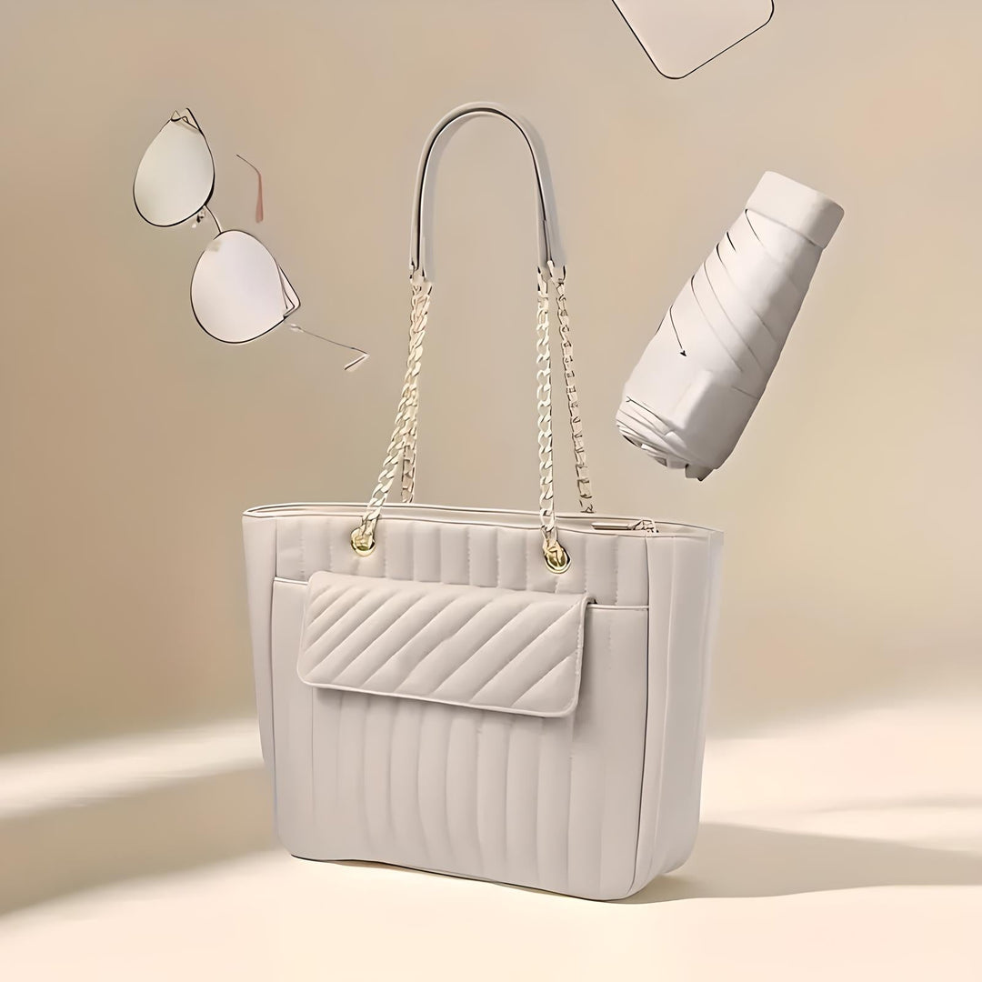 Kompakter Reise-Regenschirm mit wasserfester Hülle – windfest & ultraleicht