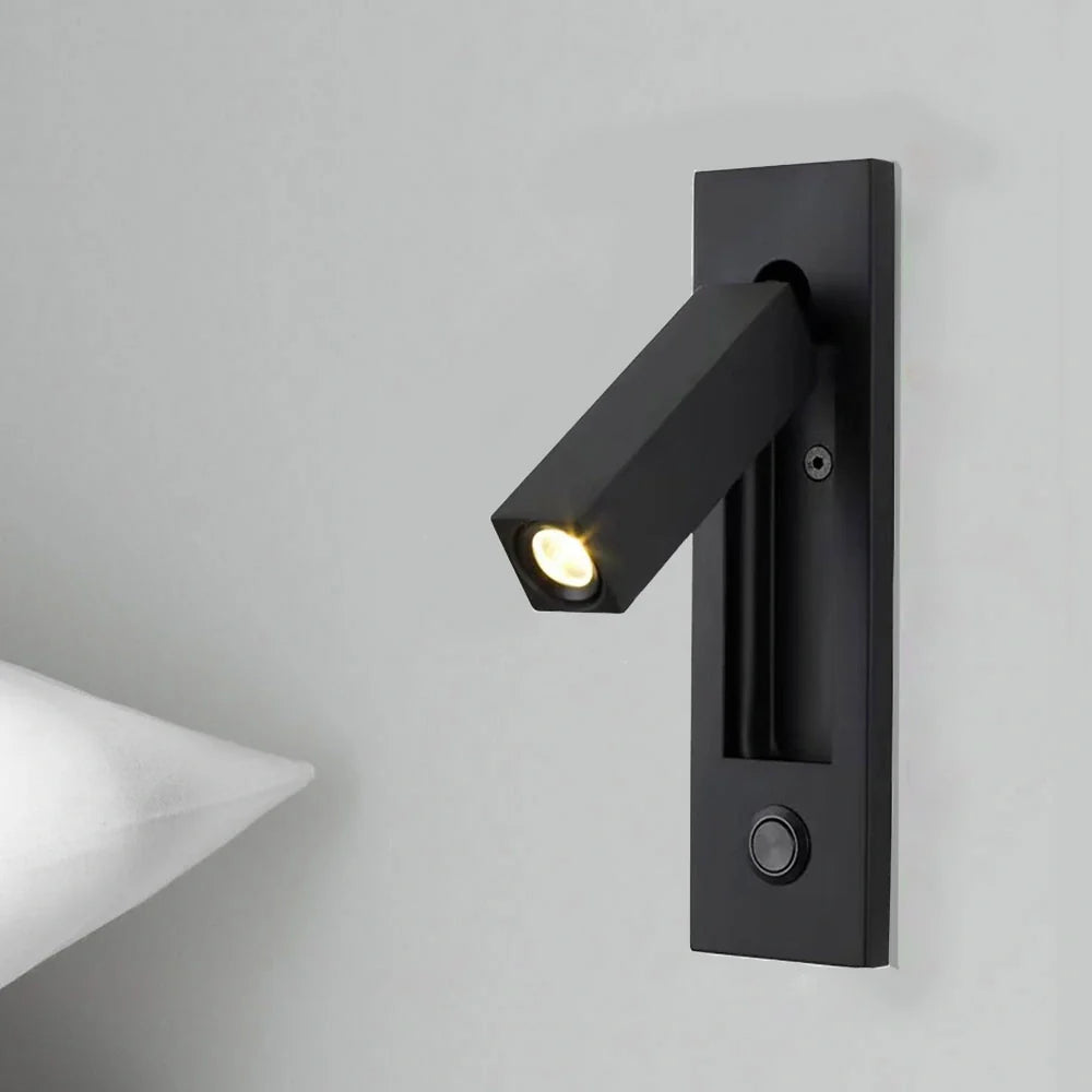 Minimalistische integrierte LED-Wandleuchte für Schlafzimmer