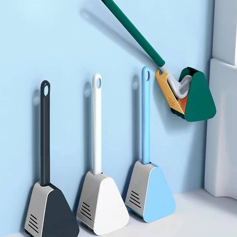 Hygienische WC-Bürste mit Halterung
